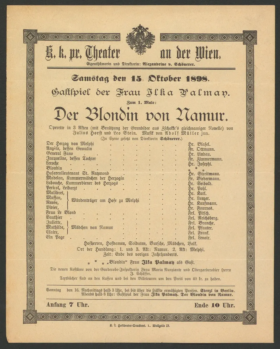 Der Blondin von Namur