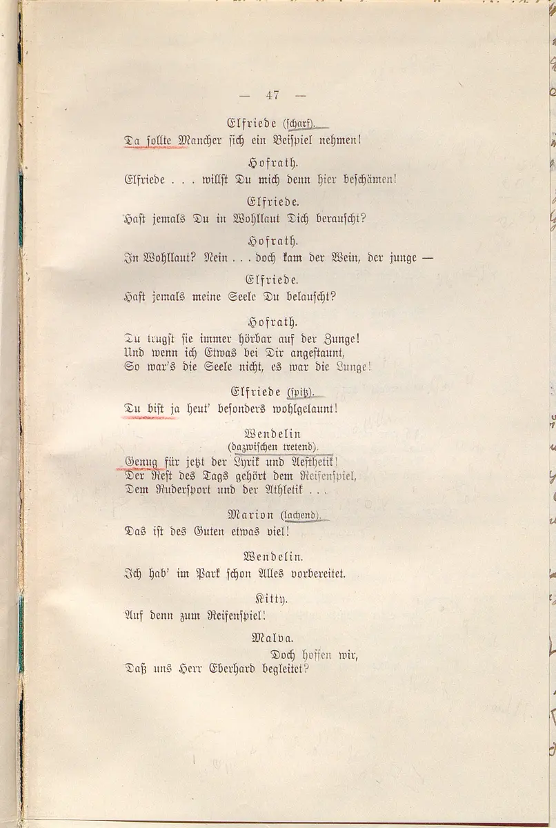 Die Fee Caprice. Lustspiel in 3 Akten