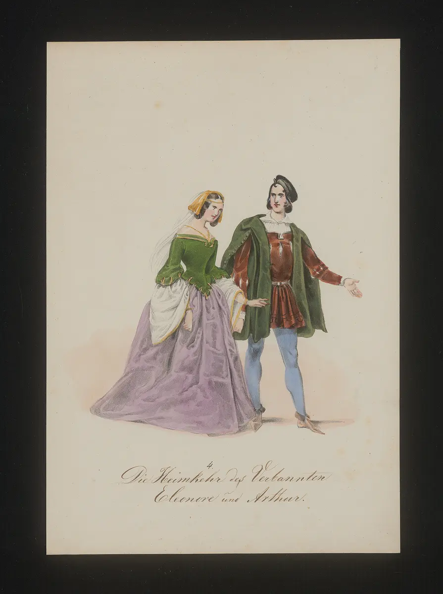 Die Heimkehr des Verbannten, Titel der Serie: Neue Costume-Sammlung verschiedener Zeiten und Nationen