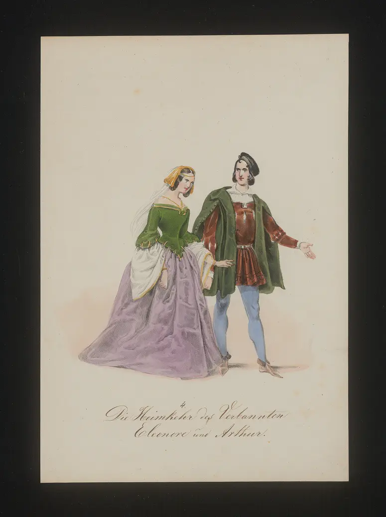 Die Heimkehr des Verbannten, Titel der Serie: Neue Costume-Sammlung verschiedener Zeiten und Nationen