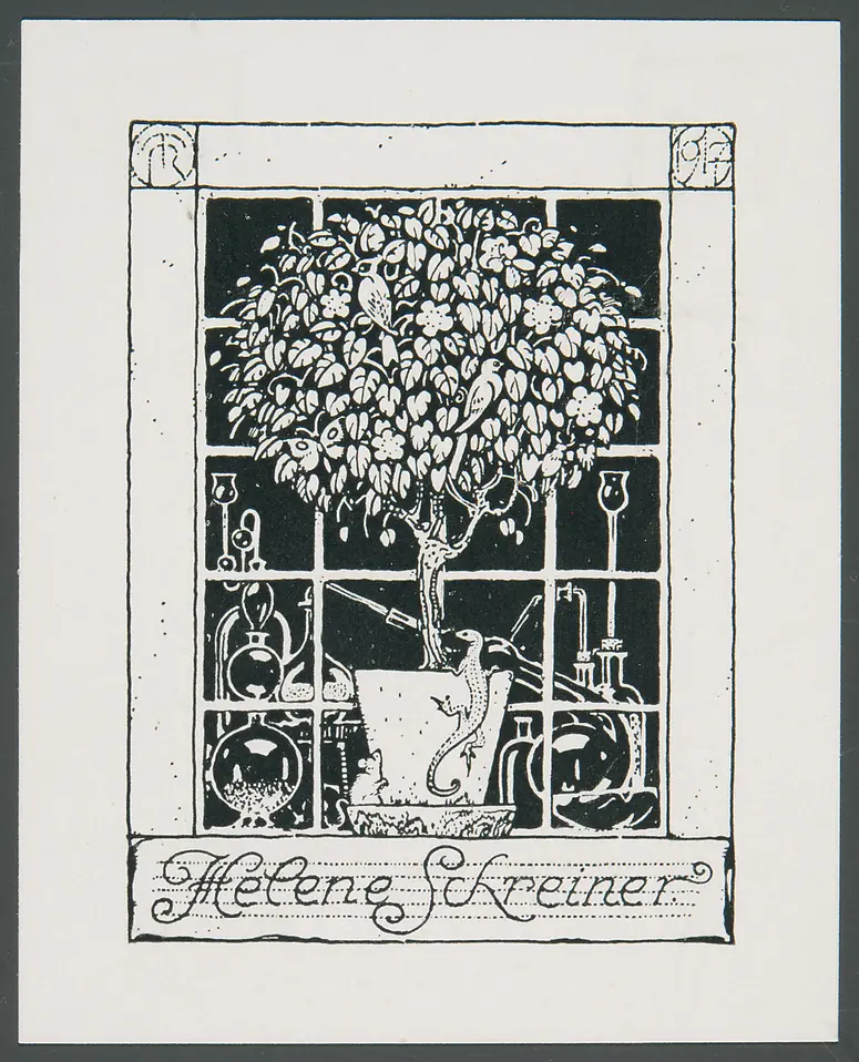 Exlibris Helene Schreiner