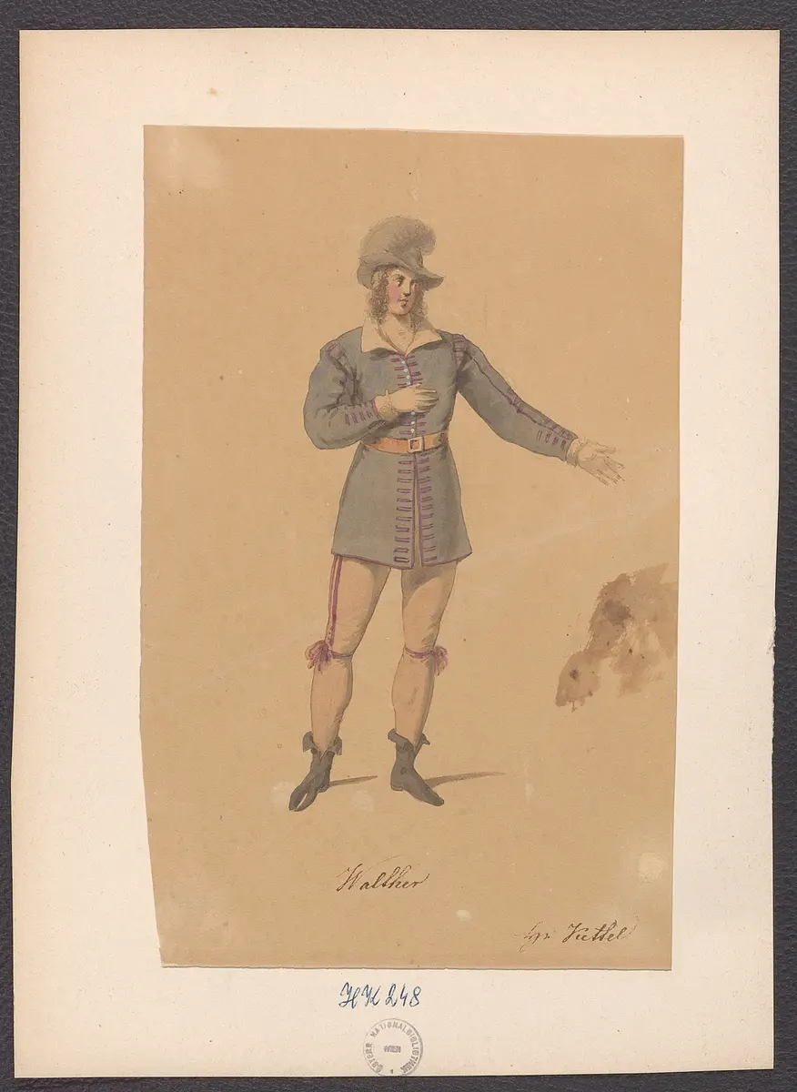 Der Leuchtturm, Titel der Serie: Figurinen des k.k. Hof-Burgtheaters