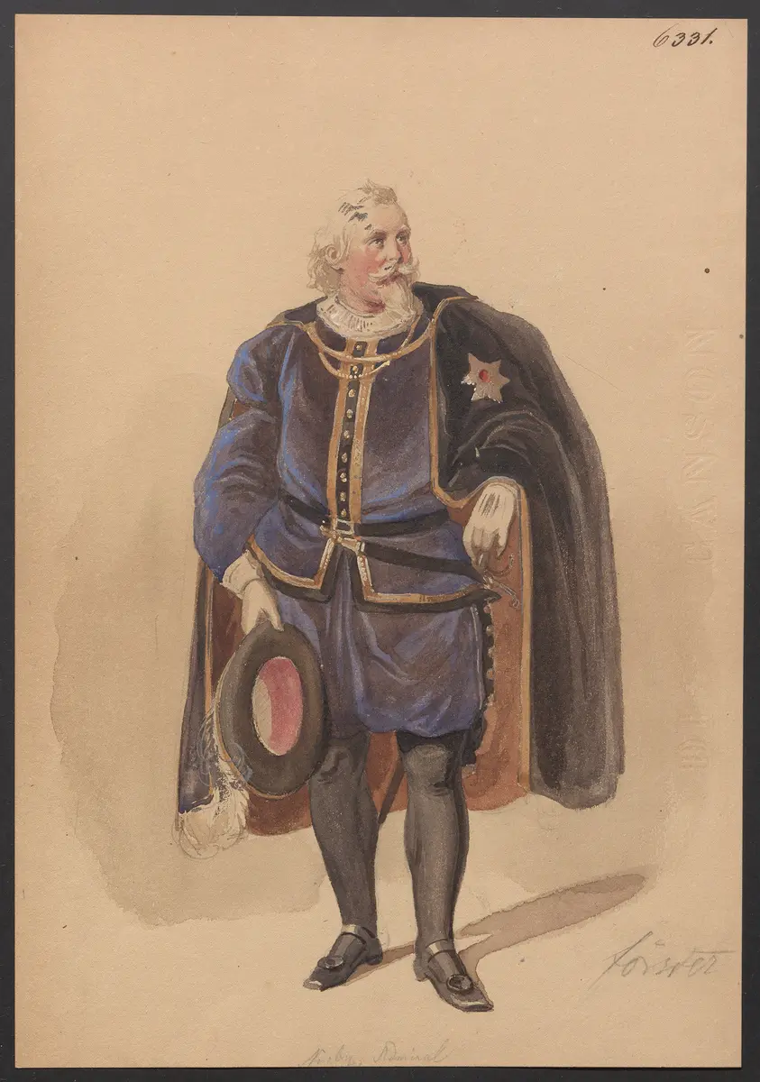 Düweke, Titel der Serie: Figurinen des k.k. Hof-Burgtheaters