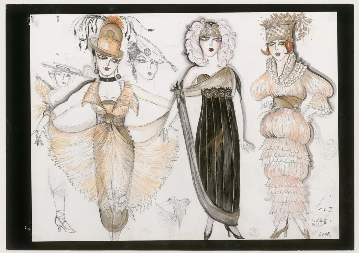 Die lustige Witwe, The Merry Widow