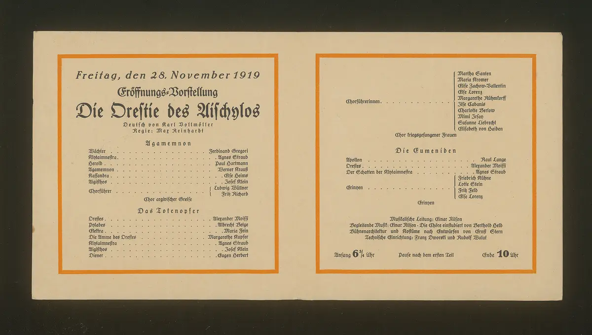 Die Orestie des Aischylos