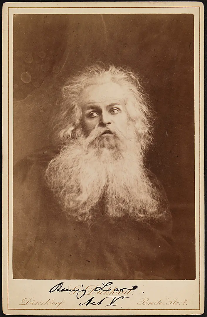 Wilhelm Wassermann, Verweis auf Stücktitel: König Lear