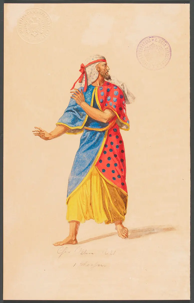 Die Zauberflöte, Titel der Serie: Figurinen des k.k. Hofoperntheaters