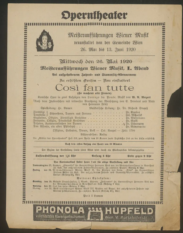 Cosi fan tutte