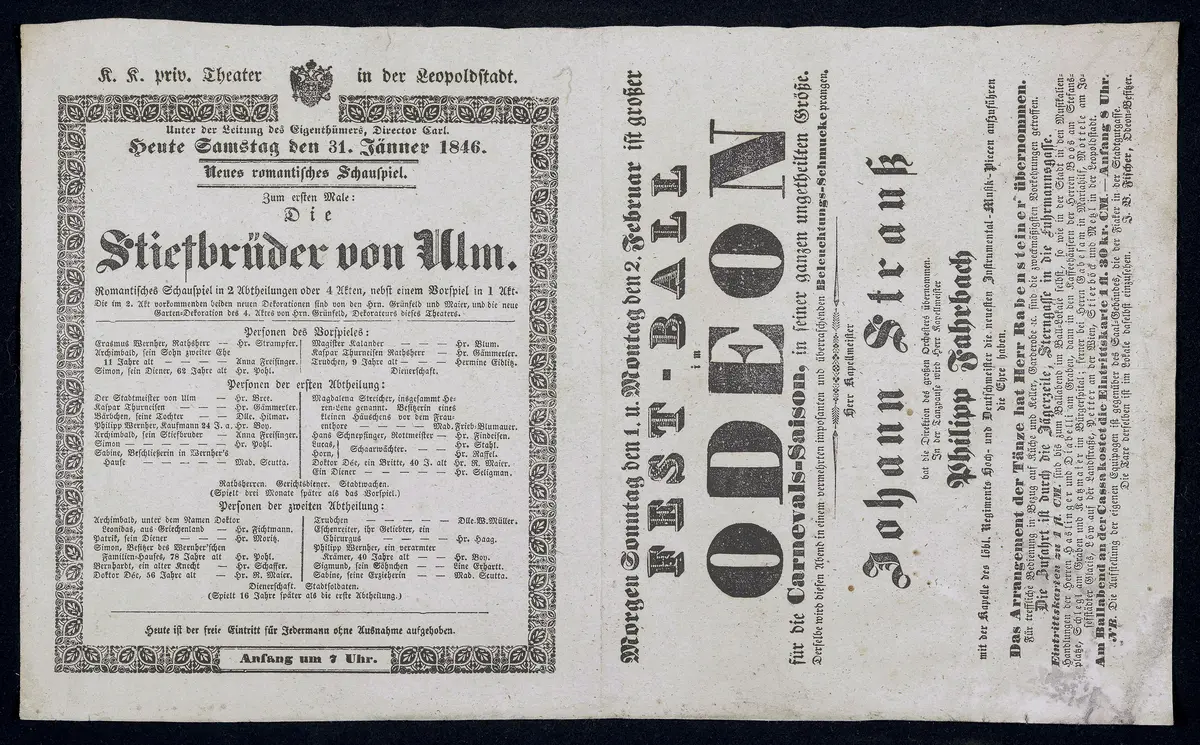 Die Stiefbrüder von Ulm, FEST-BALL im ODEON