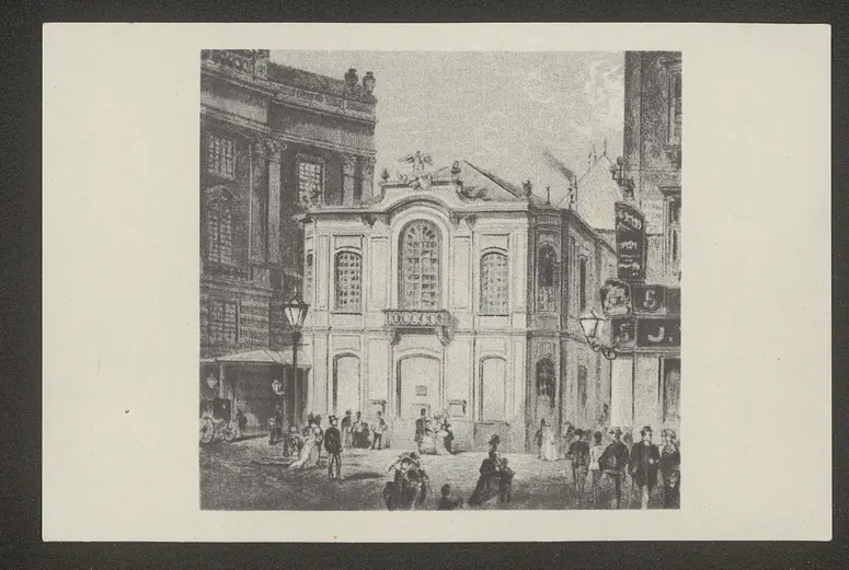 Wien, Altes Burgtheater, Titel der Serie: Bildserie der Österreichischen Tabakregie