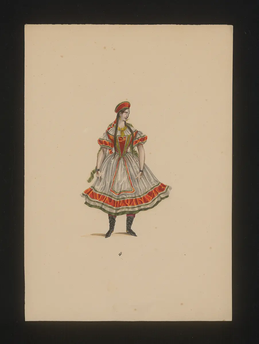Steirerin, Weiterer Titel: National Costume, Titel der Serie: Neue Costume-Sammlung verschiedener Zeiten und Nationen