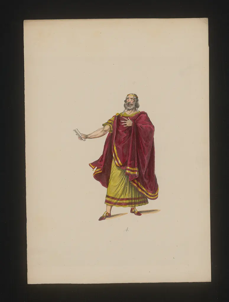 Die Römer in Melitone, Titel der Serie: Neue Costume-Sammlung verschiedener Zeiten und Nationen, Alternativtitel: Les Martyrs