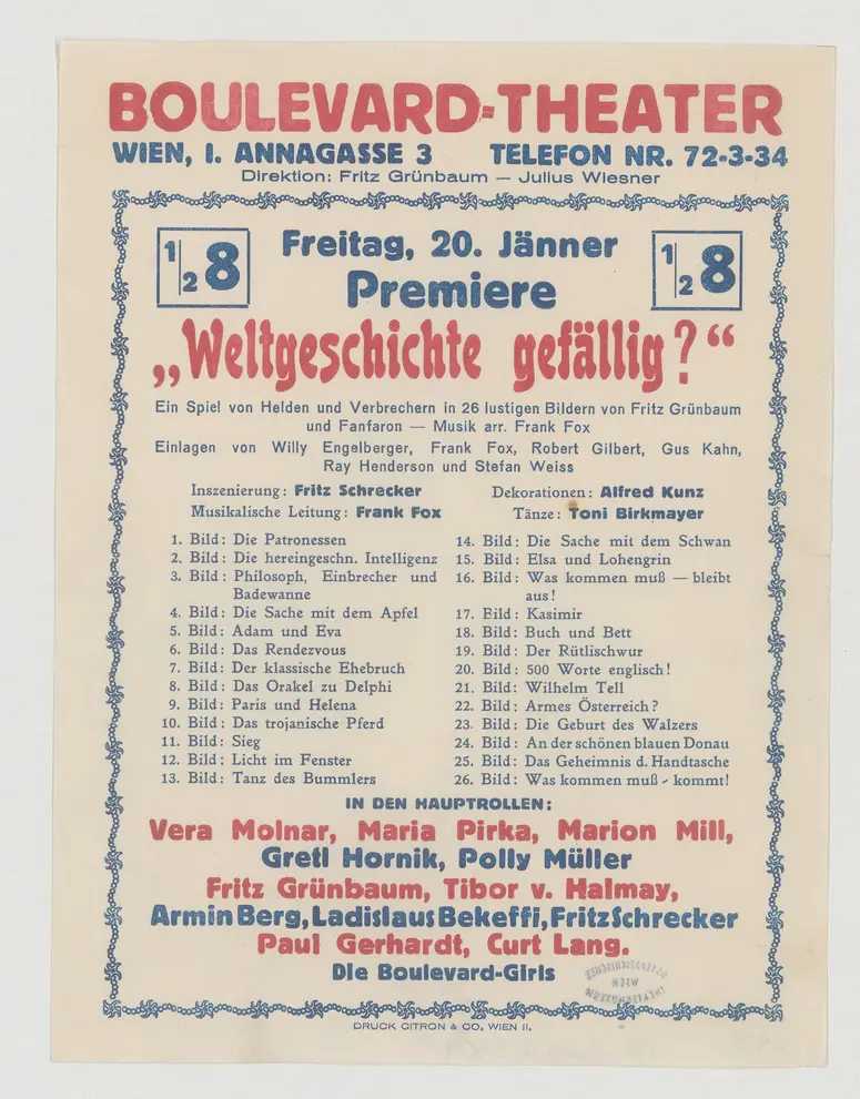 Weltgeschichte gefällig?