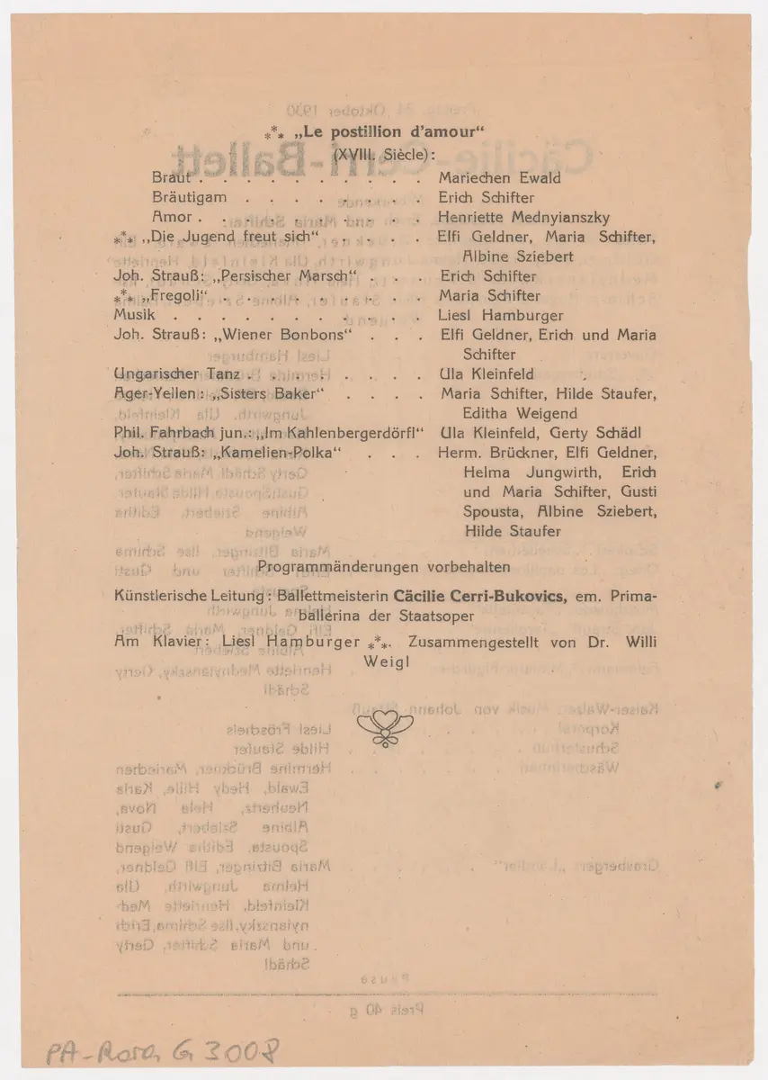 Cäcilie-Cerri-Ballett