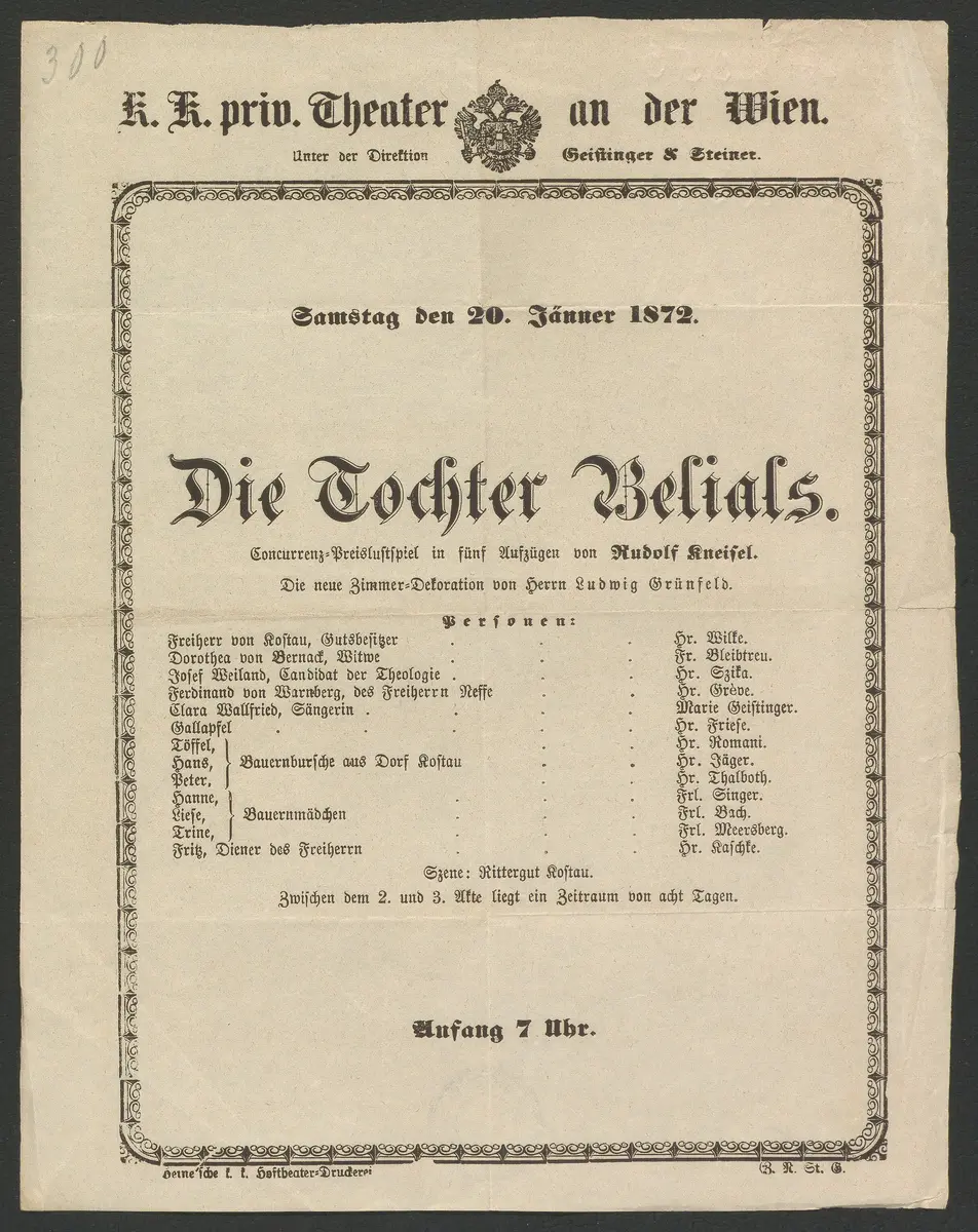 Die Tochter Belials