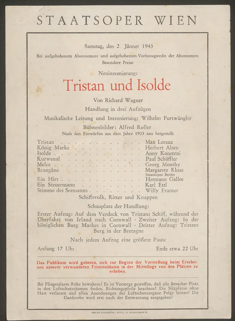Tristan und Isolde