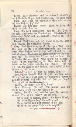 Landfrieden. Deutsche Komödie in drei Aufzügen