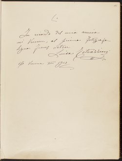 Gästebuch. Atelier Franz-Xaver Setzer, Wien