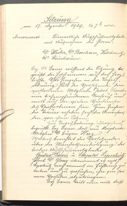 Protokolle der Ausschusssitzungen des Vereines des Deutschen Volkstheaters in Wien