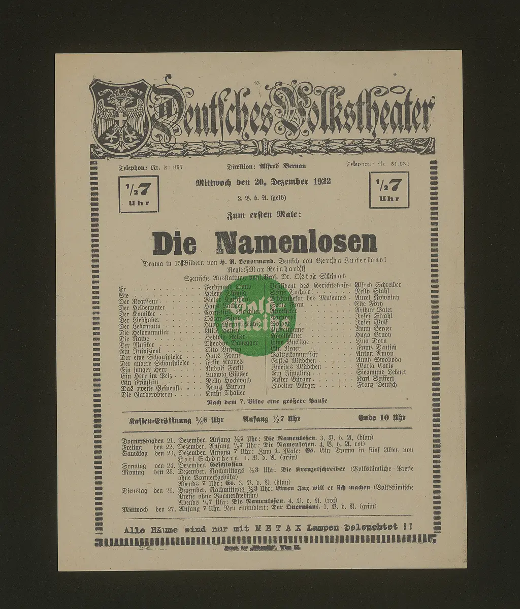 Die Namenlosen
