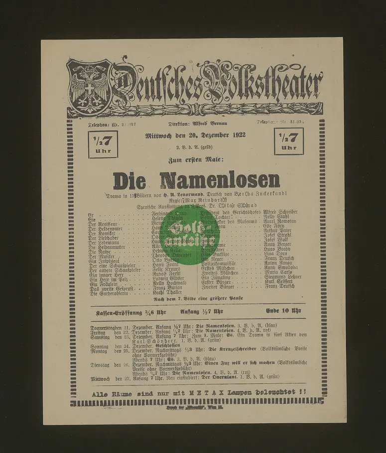 Die Namenlosen