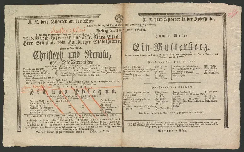 Christoph und Renata, oder Die Verwaisten, Ein Mutterherz