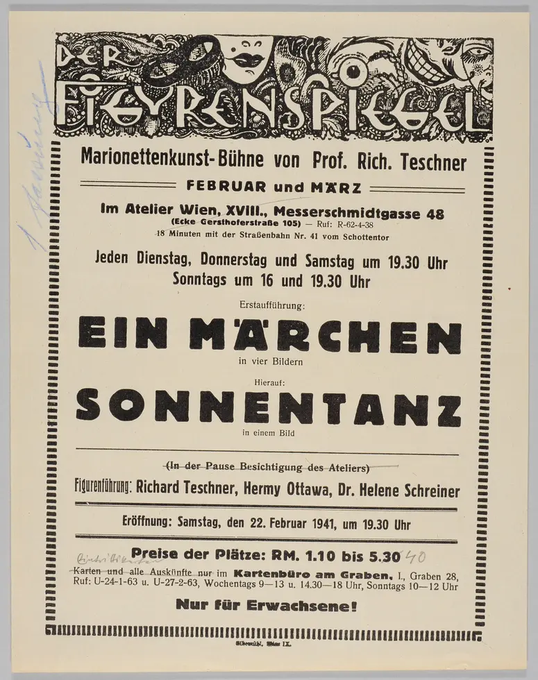 Der Figurenspiegel, Verweis auf Stücktitel: Ein Märchen, Verweis auf Stücktitel: Sonnentanz