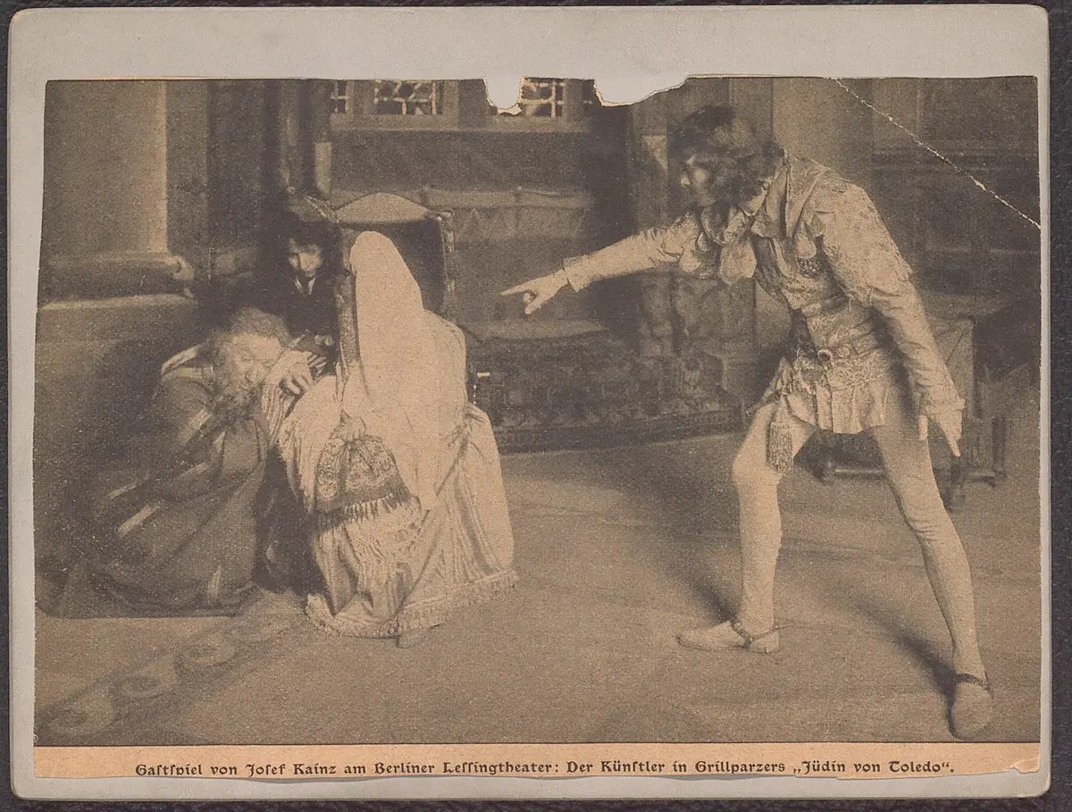 Josef Kainz, Verweis auf Stücktitel: Die Jüdin von Toledo