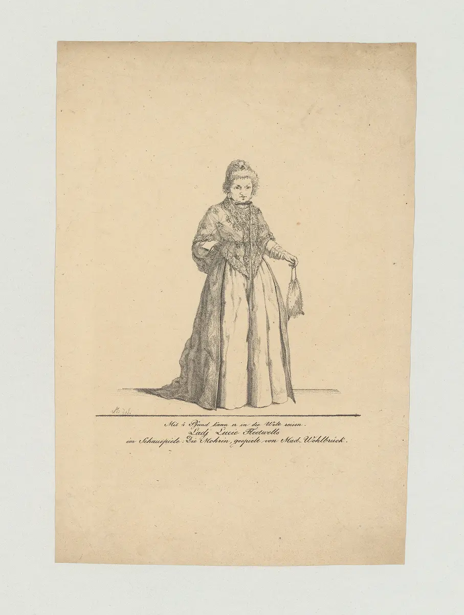 Maria Anna Wohlbrück, Name der Zeitschrift: Münchner Theater-Journal, Verweis auf Stücktitel: Die Mohrin