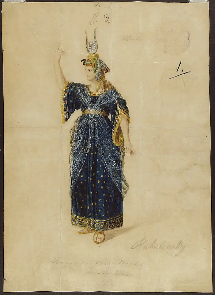 Die Zauberflöte, Titel der Serie: Figurinen des k.k. Hofoperntheaters