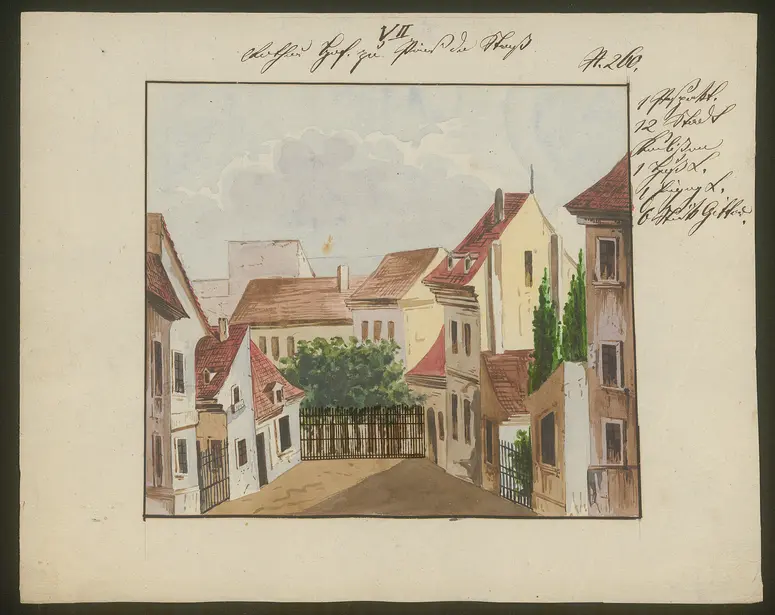 Pierres de Straß, Titel der Serie: Dekorationsfundus der Hoftheater (Altbestand aus der ersten Hälfte des 19. Jh.)