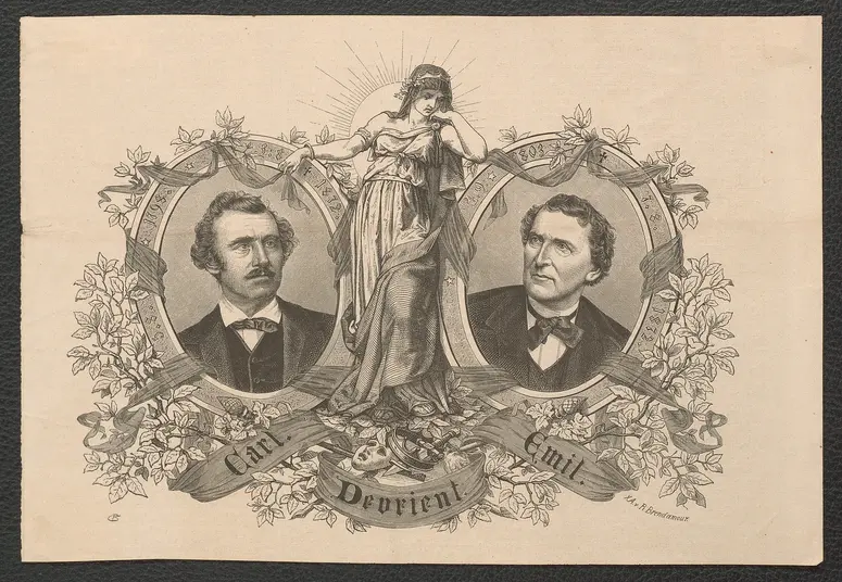 Carl Devrient und Emil Devrient