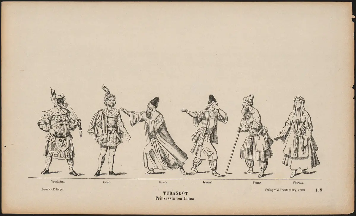 Turandot - Prinzessin von China, Titel der Serie: Trentsensky-Bogen, Titel der Serie: Großes Theater