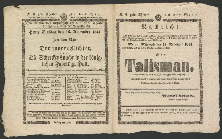 Der innere Richter, oder Die Schreckensnacht in der königlichen Fabrik zu Hull, Der Talisman