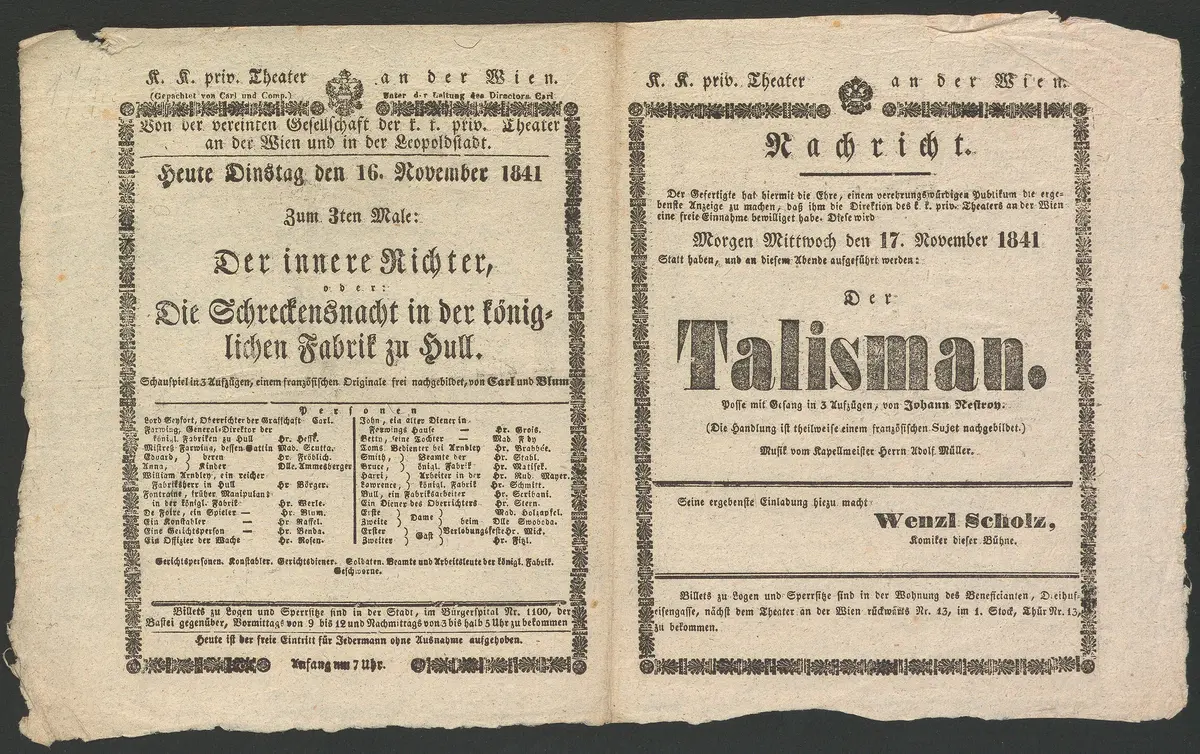 Der innere Richter, oder Die Schreckensnacht in der königlichen Fabrik zu Hull, Der Talisman