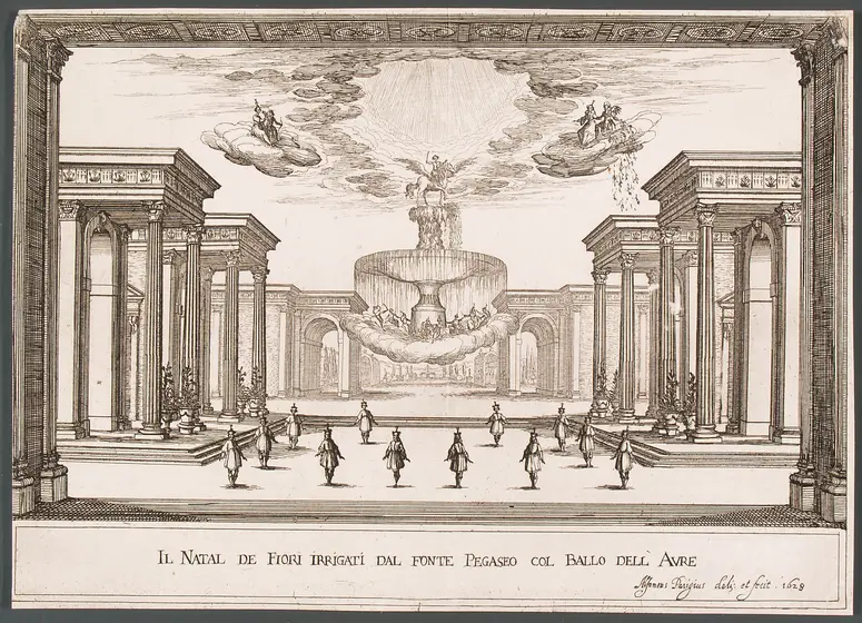 La Flora, Alternativtitel: La Flora, o vero il natal de'fiori, Titel in Vorlageform: La Flora d'Andrea Salvadori. Dedicata all'AA.SS. d'Odoardo Farnese e Margherita di Toscana. Duchi di Parma, e Piacenza, & c.