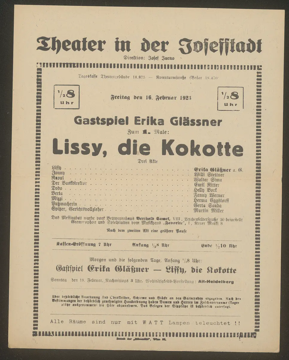 Lissy, die Kokotte