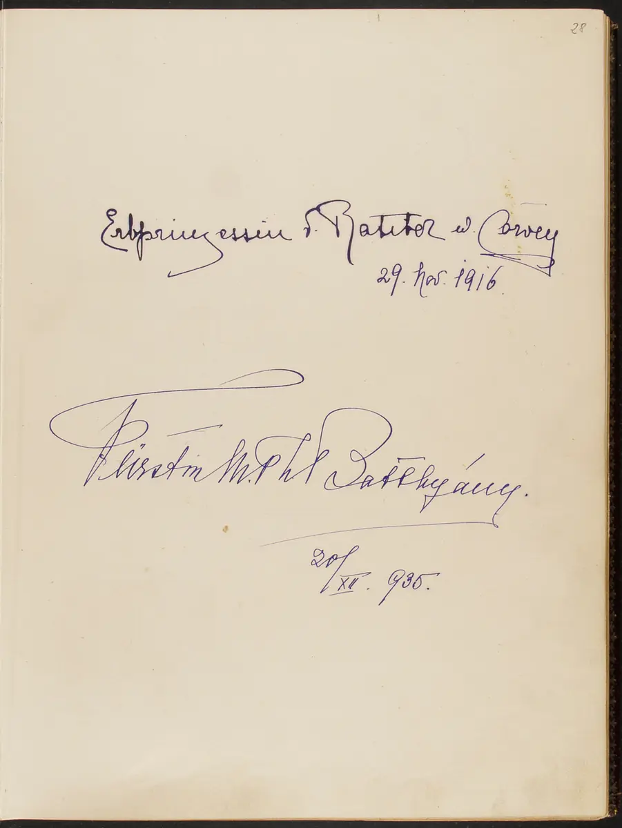 Gästebuch. Atelier Franz-Xaver Setzer, Wien