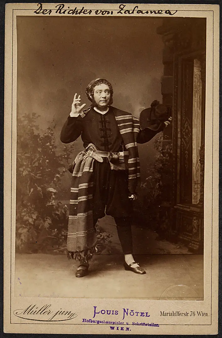 Louis Nötel, Verweis auf Stücktitel: Der Richter von Zalamea