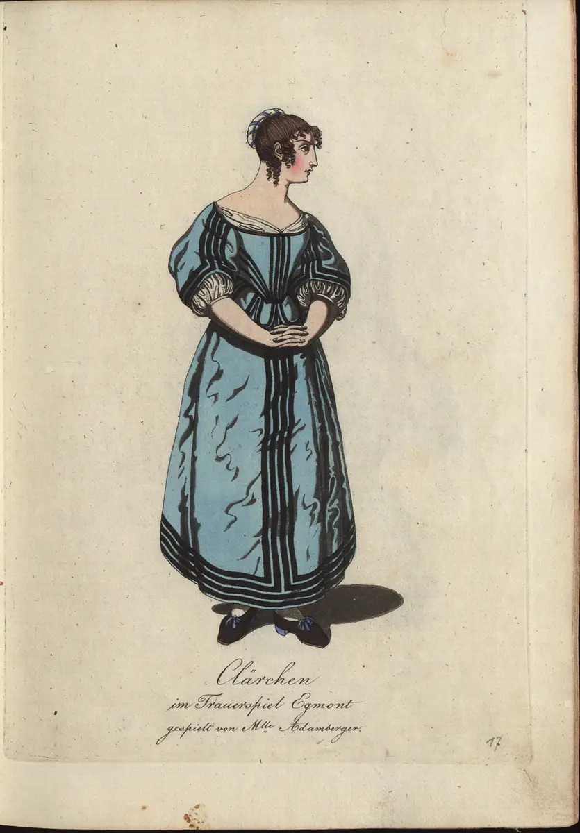 Egmont, Titel der Serie: Auswahl schöner Costumes für Theater- und Ball-Anzüge