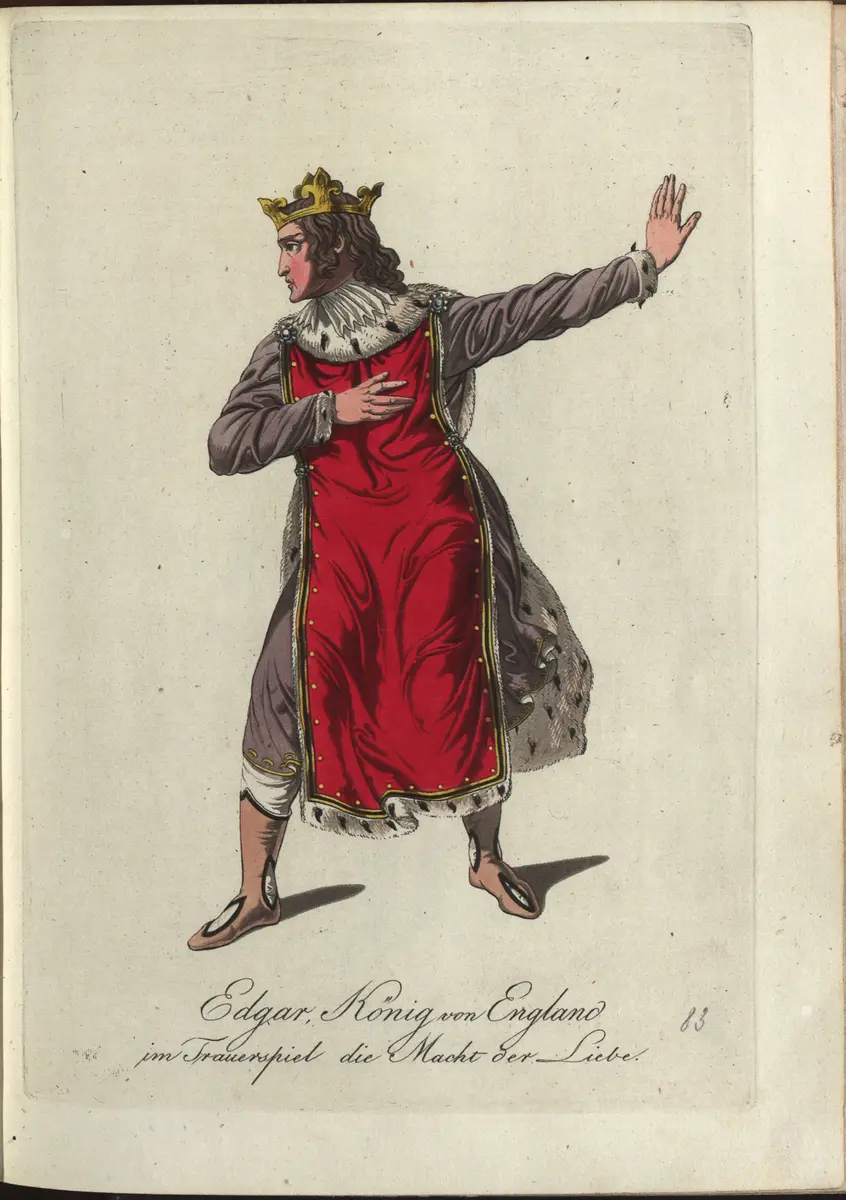 Die Macht der Liebe, Titel der Serie: Auswahl schöner Costumes für Theater- und Ball-Anzüge
