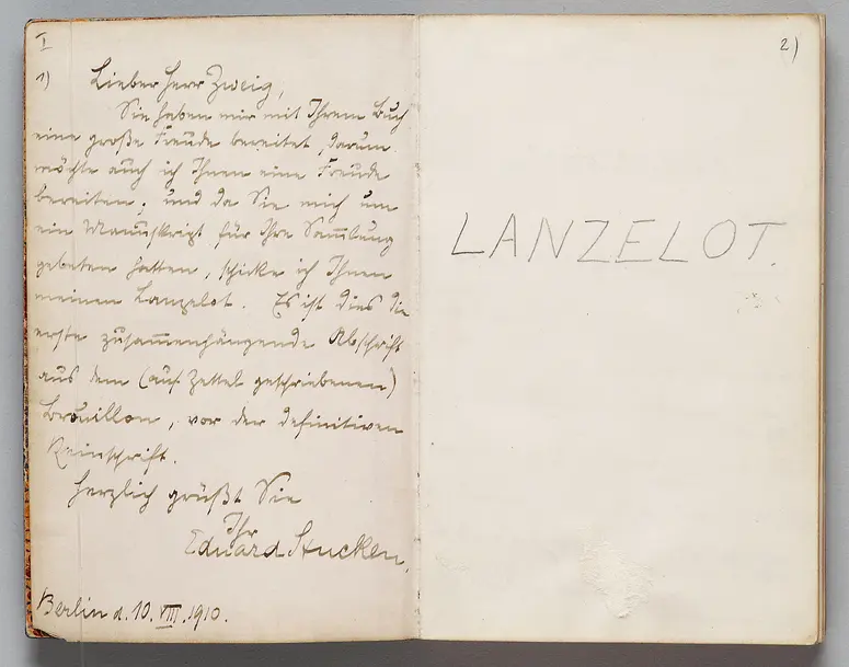Lanzelot. Drama in 5 Akten