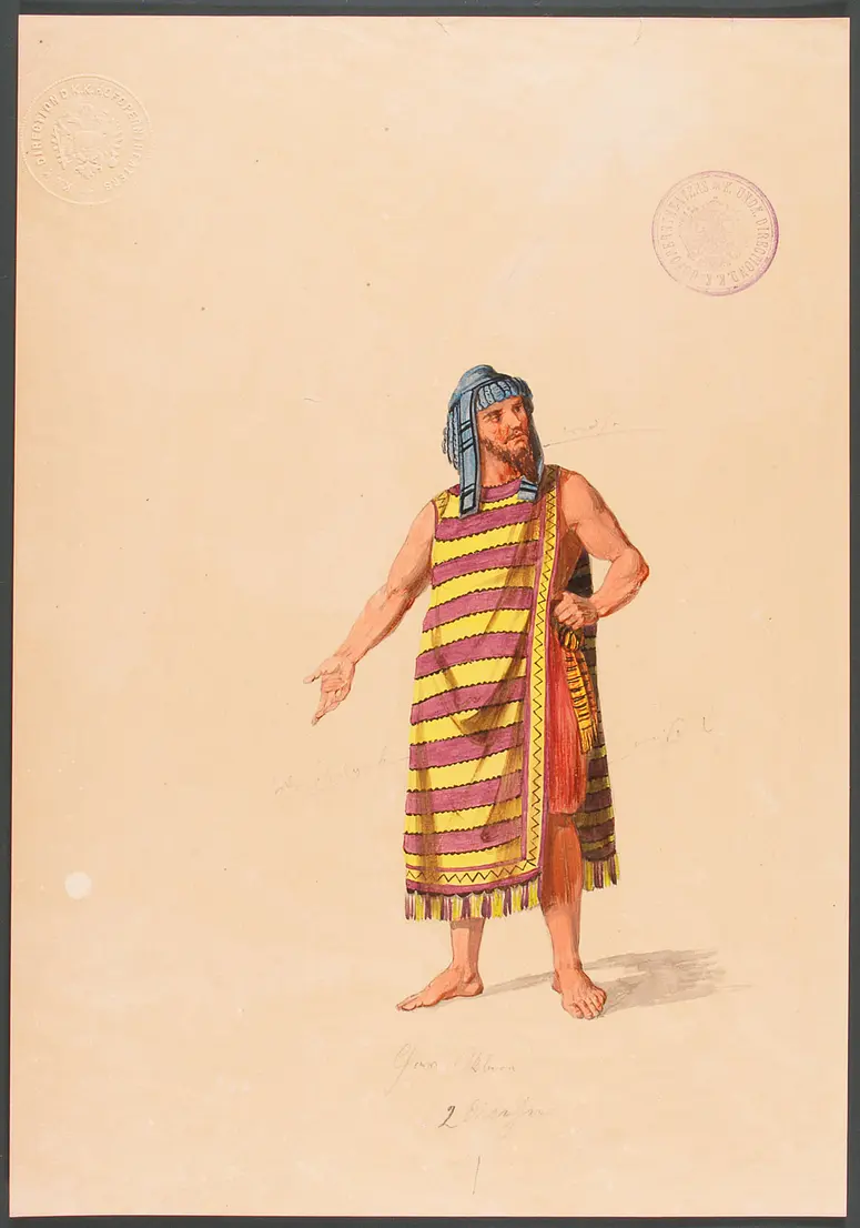 Die Zauberflöte, Titel der Serie: Figurinen des k.k. Hofoperntheaters