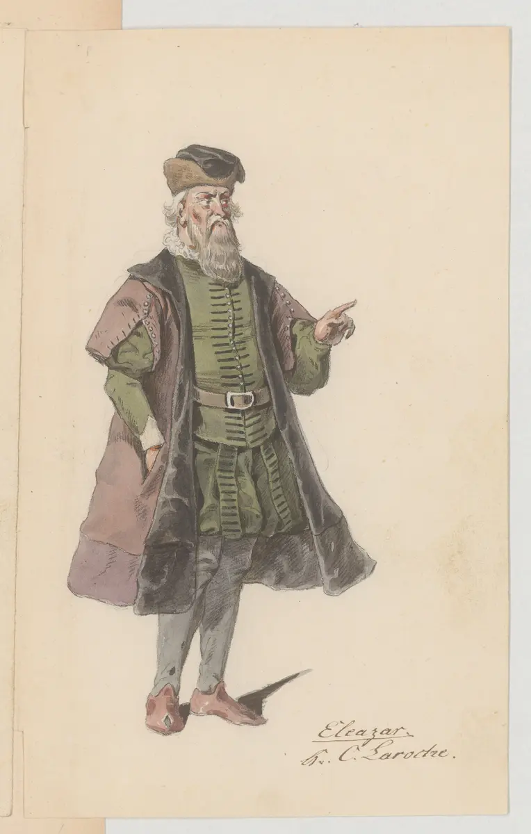 Ein weibliches Herz, Titel der Serie: Figurinen des k.k. Hof-Burgtheaters