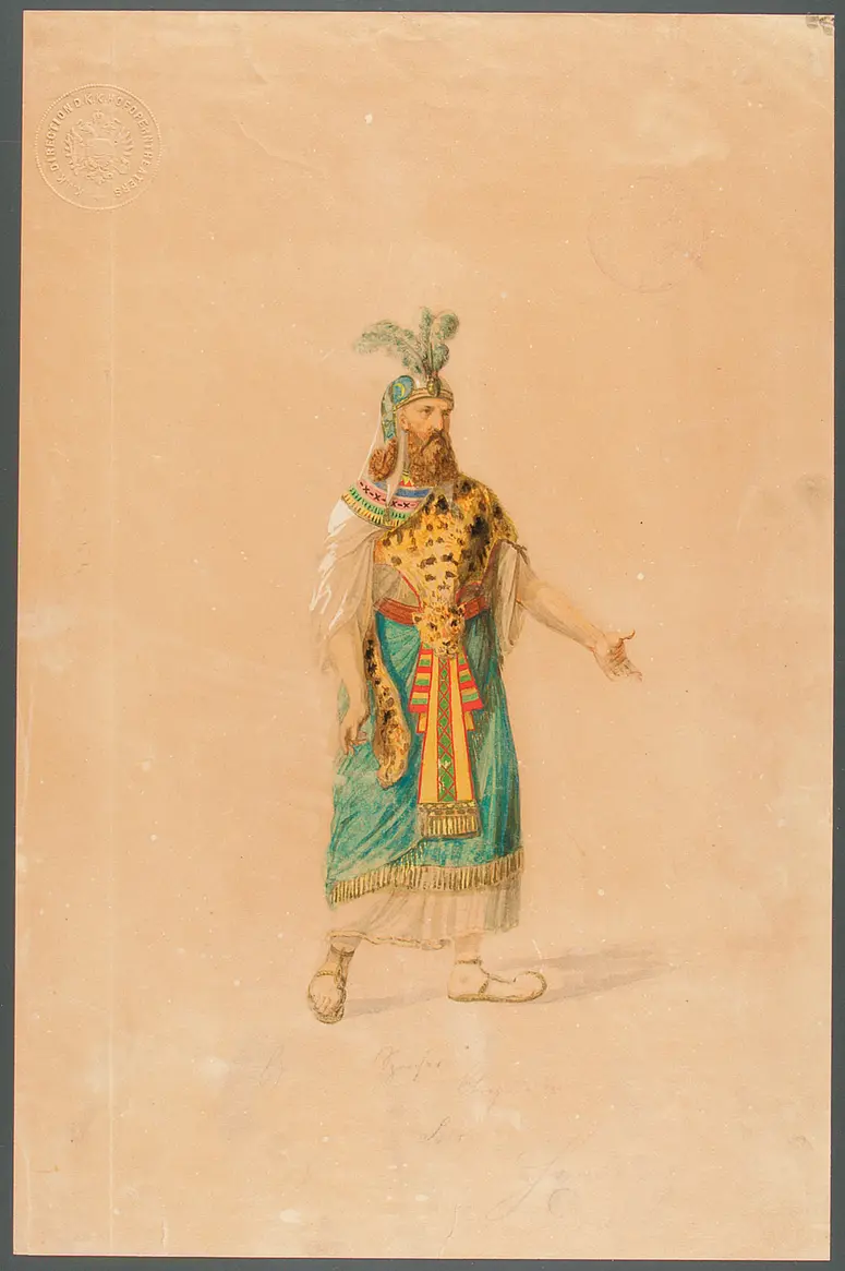 Die Zauberflöte, Titel der Serie: Figurinen des k.k. Hofoperntheaters