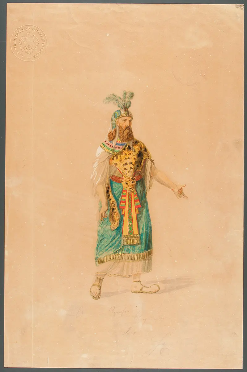 Die Zauberflöte, Titel der Serie: Figurinen des k.k. Hofoperntheaters