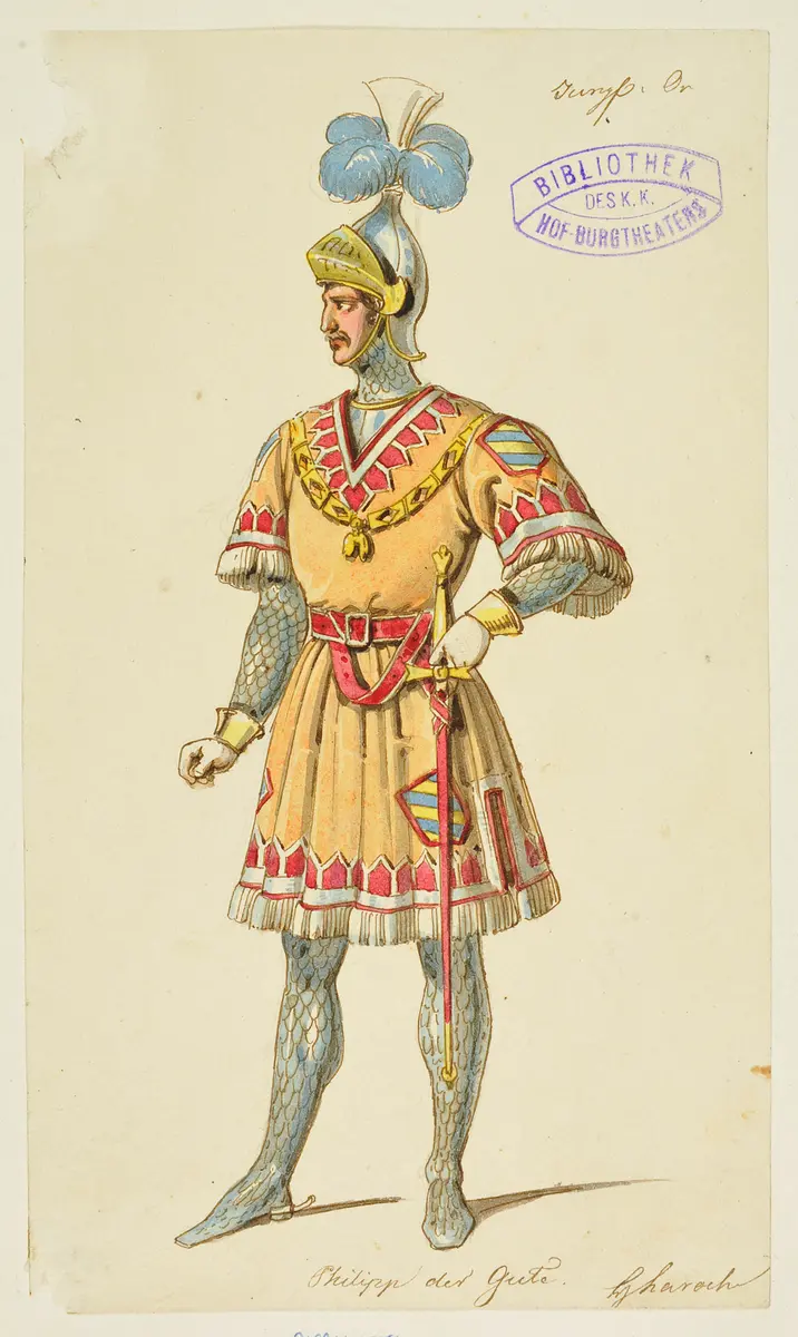 Die Jungfrau von Orleans, Titel der Serie: Figurinen des k.k. Hof-Burgtheaters