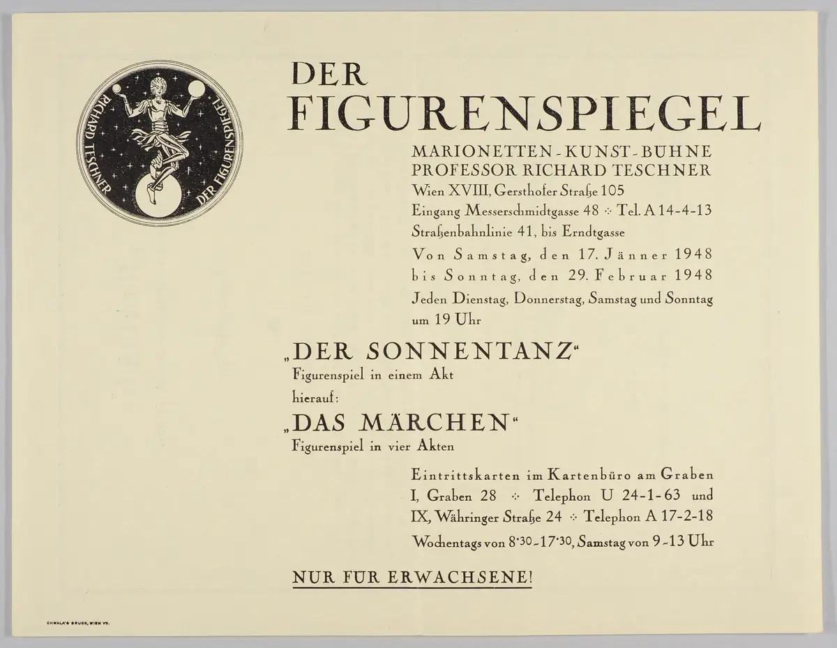 Der Figurenspiegel, Verweis auf Stücktitel: Sonnentanz, Verweis auf Stücktitel: Ein Märchen