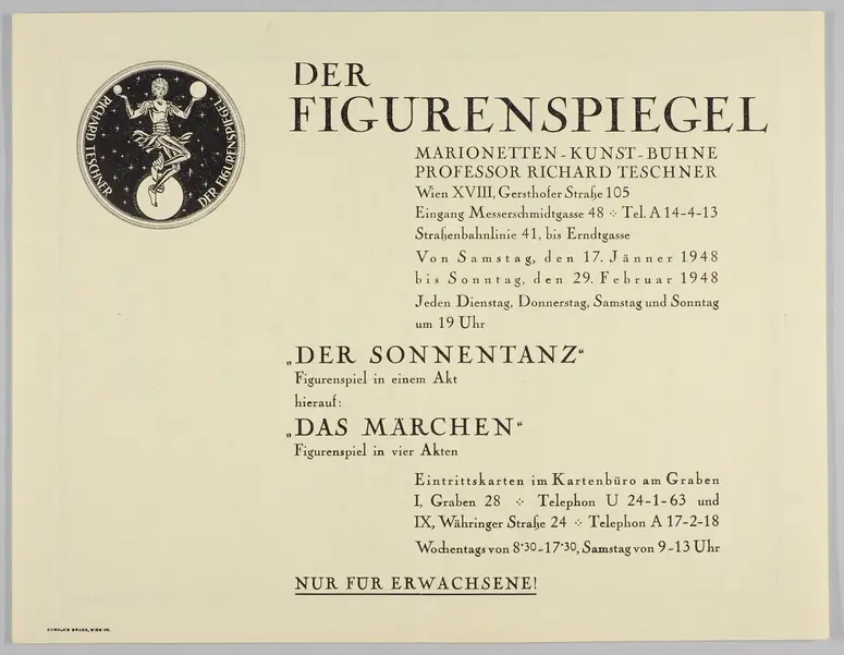 Der Figurenspiegel, Verweis auf Stücktitel: Sonnentanz, Verweis auf Stücktitel: Ein Märchen