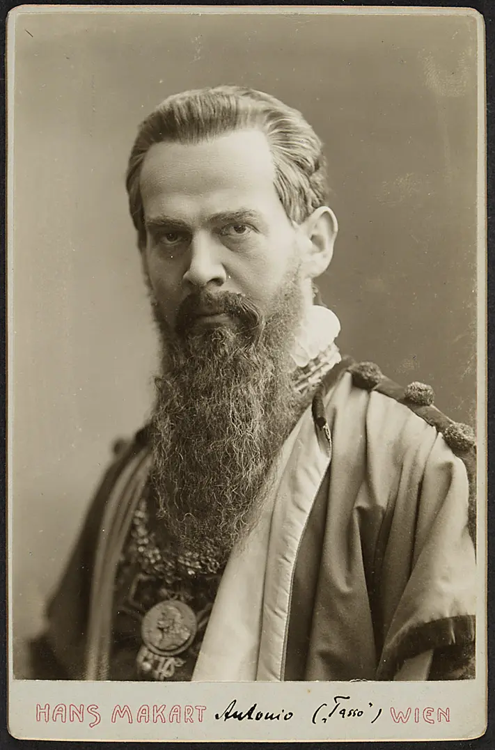 Ferdinand Gregori, Verweis auf Stücktitel: Torquato Tasso